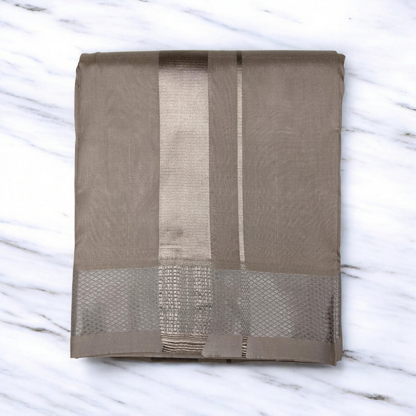 Horad Premium Art Silk Sandstone Dhoti