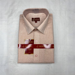Horad Kora Cotton Tissue Copper Emboss Shirt  + Dhoti