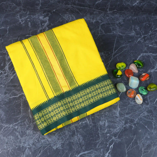 Horad Padayappa Special Cotton Yellow Dhoti
