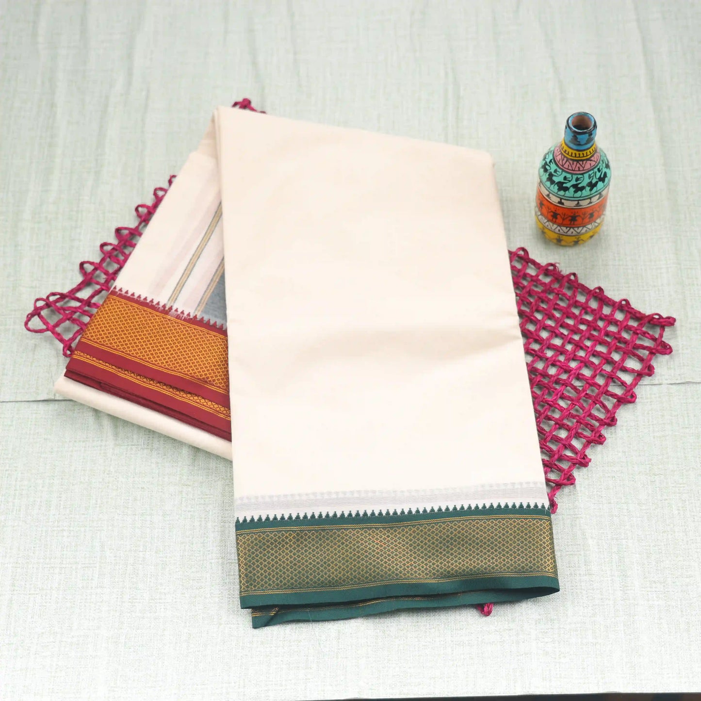 Horad Tradition Cotton 10 KAN Dhoti (8X4)
