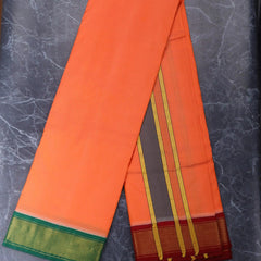 Horad Pure Silk Peach 11 KAN Dhoti