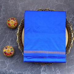 Horad Pure Silk Uthratcham Dark Blue Dhoti (9X5)