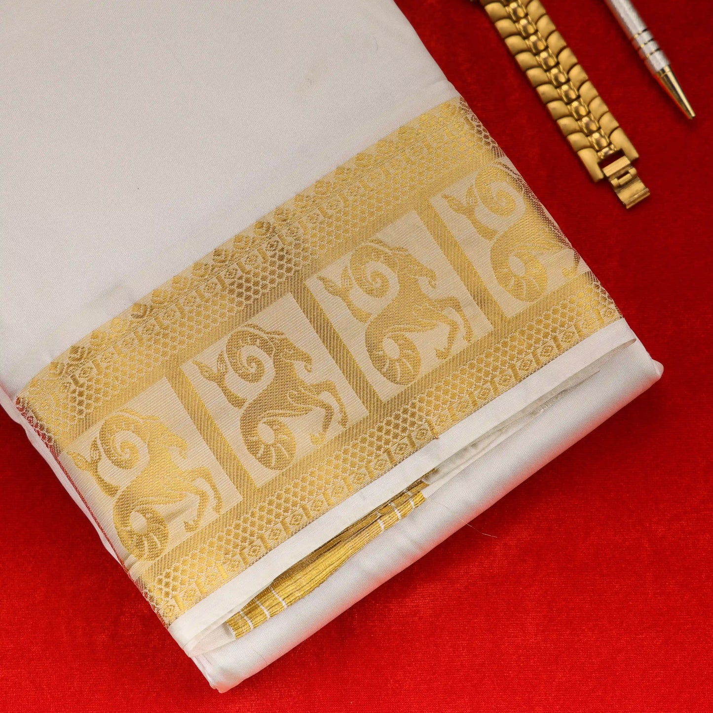 Horad Silk Blend Aries Zodiac 4.00” Dhoti