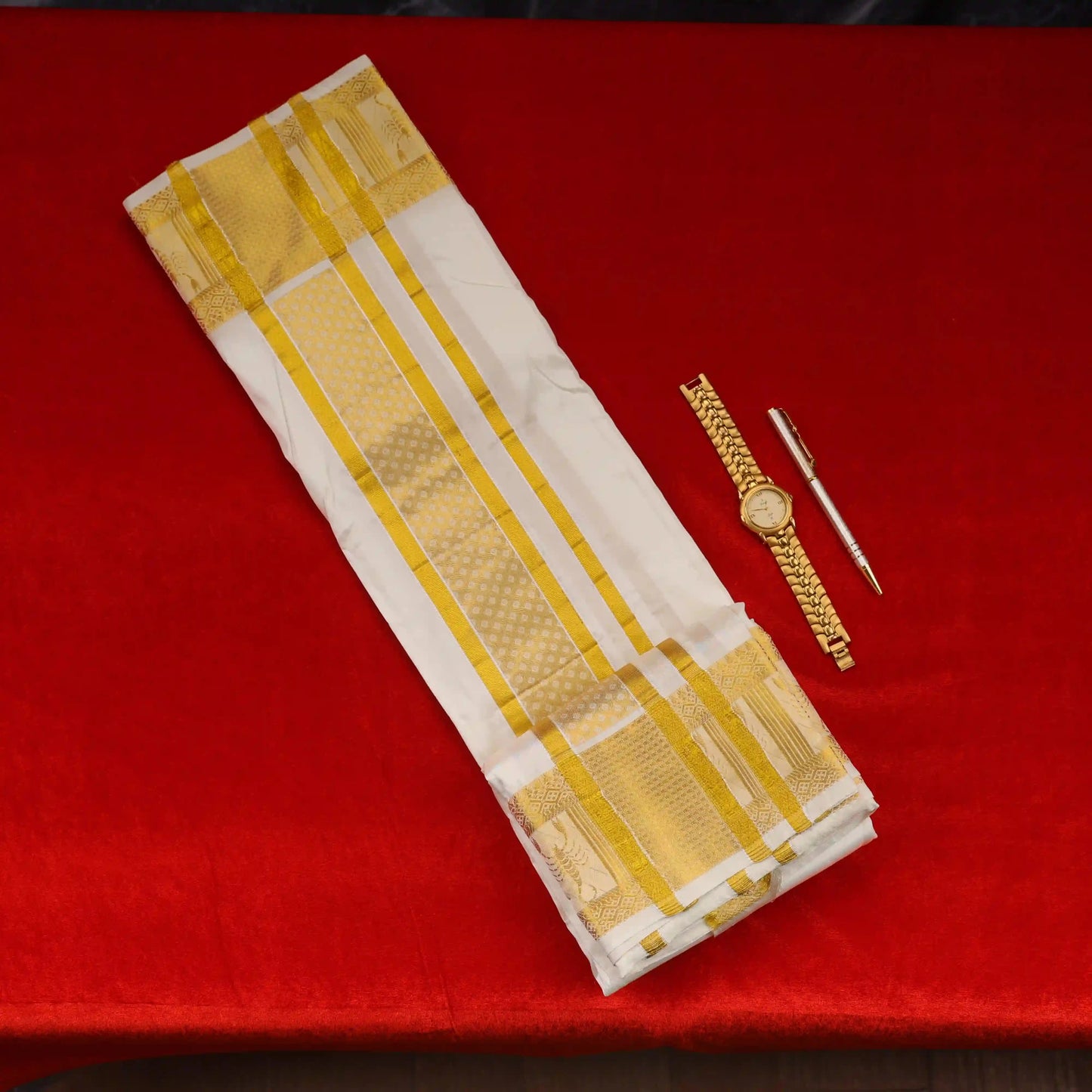 Horad Silk Blend Scorpio Zodiac 4.00” Dhoti