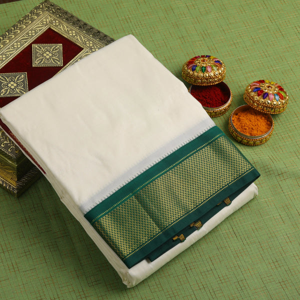 Horad Tradition Pure Silk 11 KAN Dhoti (9X5)