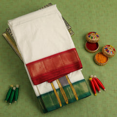 Horad Tradition Pure Silk 9 KAN Dhoti (8X4)