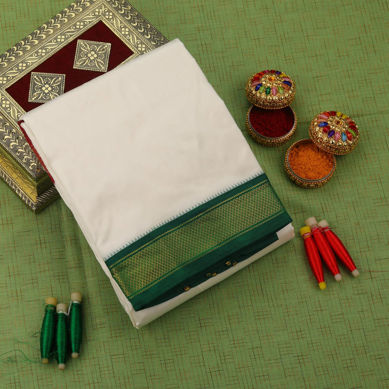 Horad Tradition Pure Silk 7 KAN Dhoti (9X5)