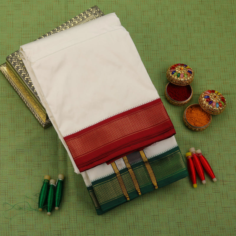 Horad Tradition Pure Silk 7 KAN Dhoti (8X4)