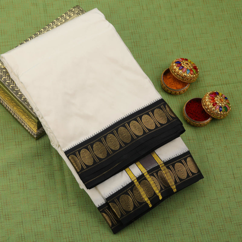 Horad Tradition Pure Silk Uthratcham 7 KAN Dhoti