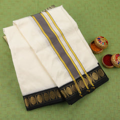 Horad Tradition Pure Silk Uthratcham 7 KAN Dhoti
