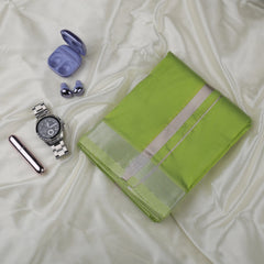 Horad Premium Art Silk S.Green Dhoti