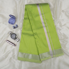 Horad Premium Art Silk S.Green Dhoti