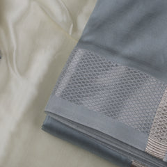 Horad Premium Art Silk L.Grey Dhoti