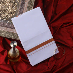 Horad Pure Cotton Copper Zari 0.25