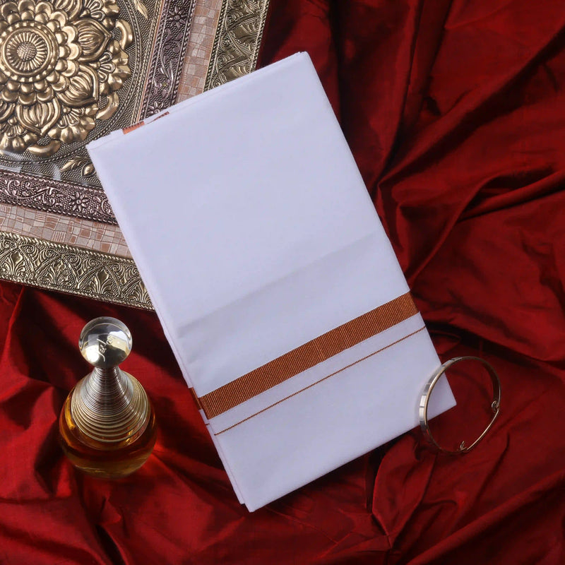 Horad Pure Cotton Copper Zari 0.25