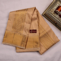 Horad Pure Silk Blend Gold Shirt Material + Dhoti