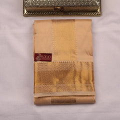Horad Pure Silk Blend Gold Shirt Material + Dhoti ( 2 in 1 )