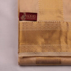 Horad Pure Silk Blend Gold Shirt Material + Dhoti ( 2 in 1 )
