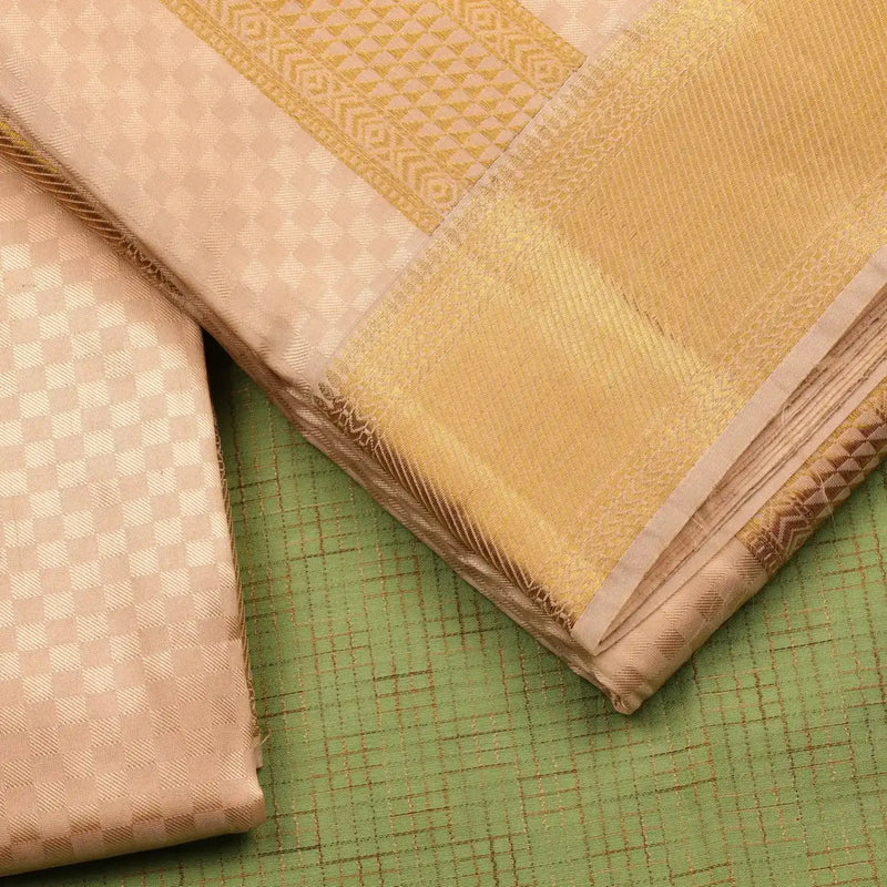 Horad Pure Silk Blend Gold Emboss Shirt Material + Dhoti ( 2 in 1 )