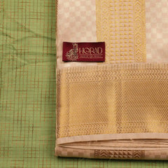 Horad Pure Silk Blend Gold Emboss Shirt Material + Dhoti ( 2 in 1 )