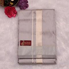 HORAD Premium Art Silk Sandstone  Dhoti with Shirt Material