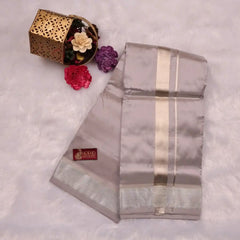 HORAD Premium Art Silk Sandstone  Dhoti with Shirt Material