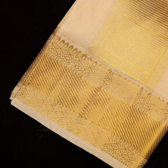 Horad Pure Silk Blend Gold Shirt Material + Dhoti (2 in 1)