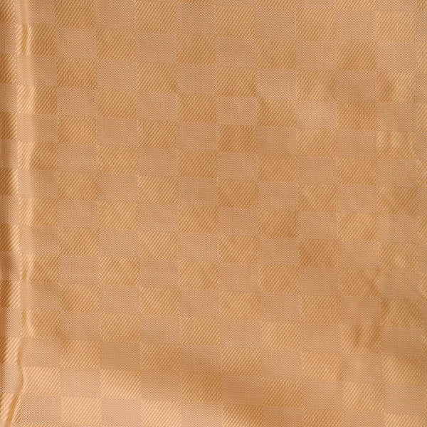 Horad Premium Art Silk Gold Emboss Elephant Border Shirt Material + Dhoti (2 in 1)