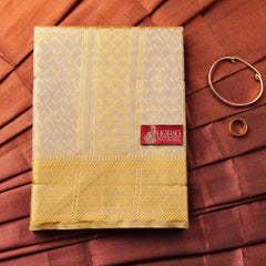 Horad Premium Art Silk  Tissue Gold Emboss Shirt Material+Dhoti ( 2 in 1)