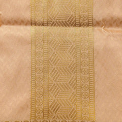 Horad Premium Art Silk Gold Emboss Pallaku Border Shirt Material + Dhoti ( 2 in 1)