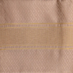 Horad Premium Art Silk Tissue Double Warp Sandstone Emboss Shirt Material + Dhoti + Angavastram (3 in 1)