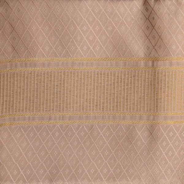 Horad Premium Art Silk Tissue Double Warp Sandstone Emboss Shirt Material + Dhoti + Angavastram (3 in 1)
