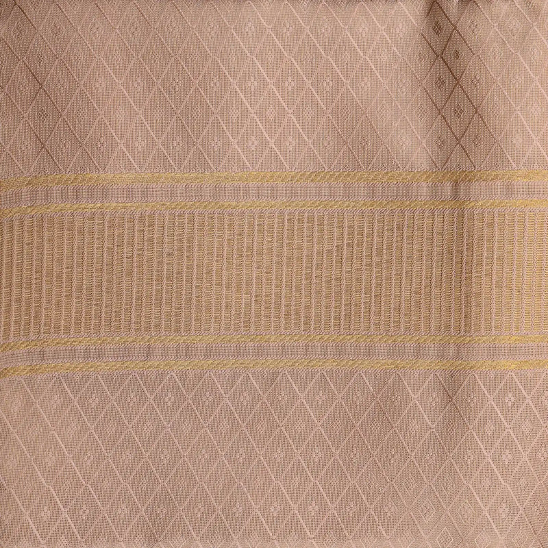 Horad Premium Art Silk Tissue Double Warp Sandstone Emboss Shirt Material + Dhoti + Angavastram (3 in 1)