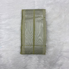 Horad Premium Art Silk FIR.Green Shirt + Dhoti +  Angavastram