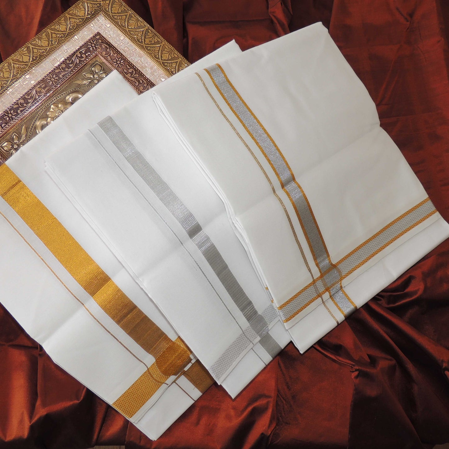 Horad Pure Cotton GSSg V3 3 Pack Dhoti Combo