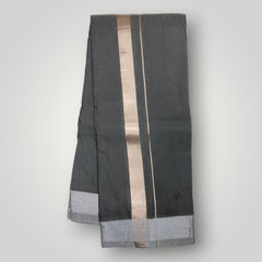 Horad Premium Art Silk Dark Grey Dhoti