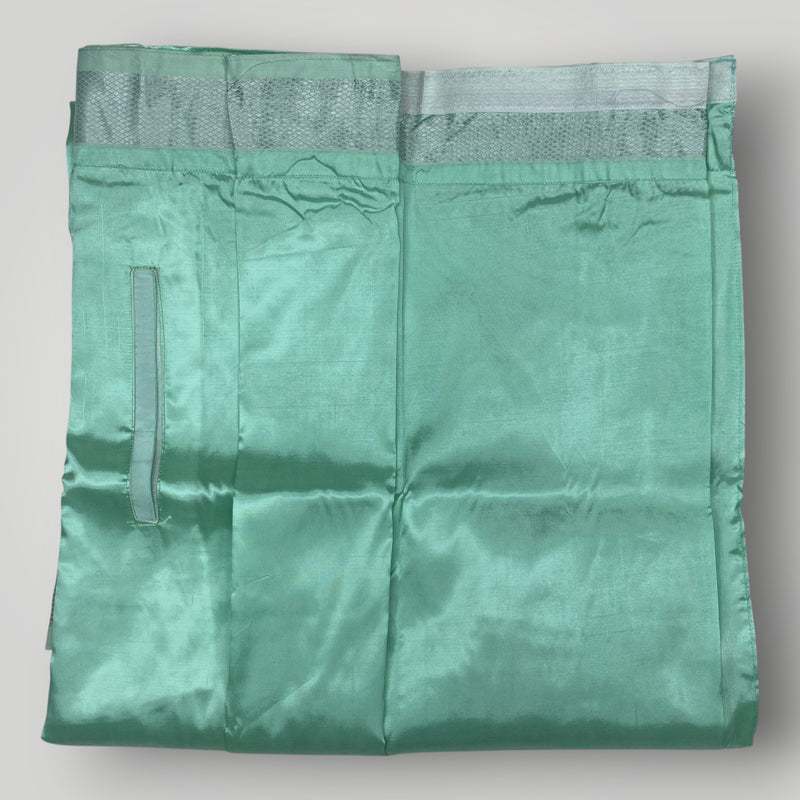 Horad Premium Art Silk M.L.Green Welcro Dhoti