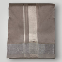 Horad Premium Art Silk Sandstone Shirt + Dhoti