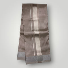 Horad Premium Art Silk Sandstone Shirt + Dhoti