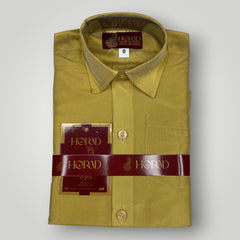 Horad Premium Art Silk Dark Gold Kids Set