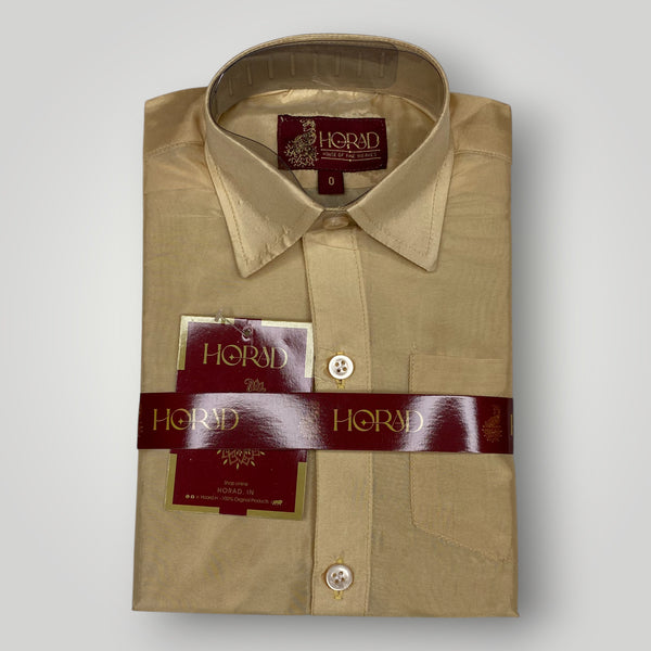 Horad Premium Art Silk Light Gold  Kids Set