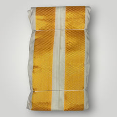 Horad Premium Art Silk Dad and Son RoseGold Shirt + Cream with RoseGold+Gold Border Dhoti + Angavastram + Belt