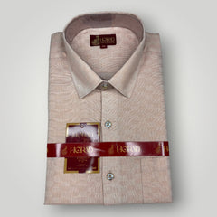 Horad Kora Cotton Tissue Light Copper Emboss Shirt+Dhoti