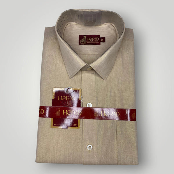 Horad Kora Cotton Tissue Desert Gold Shirt+Dhoti