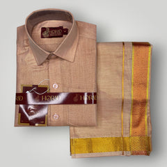 Horad Kora Cotton Tissue Light Red Kids Set