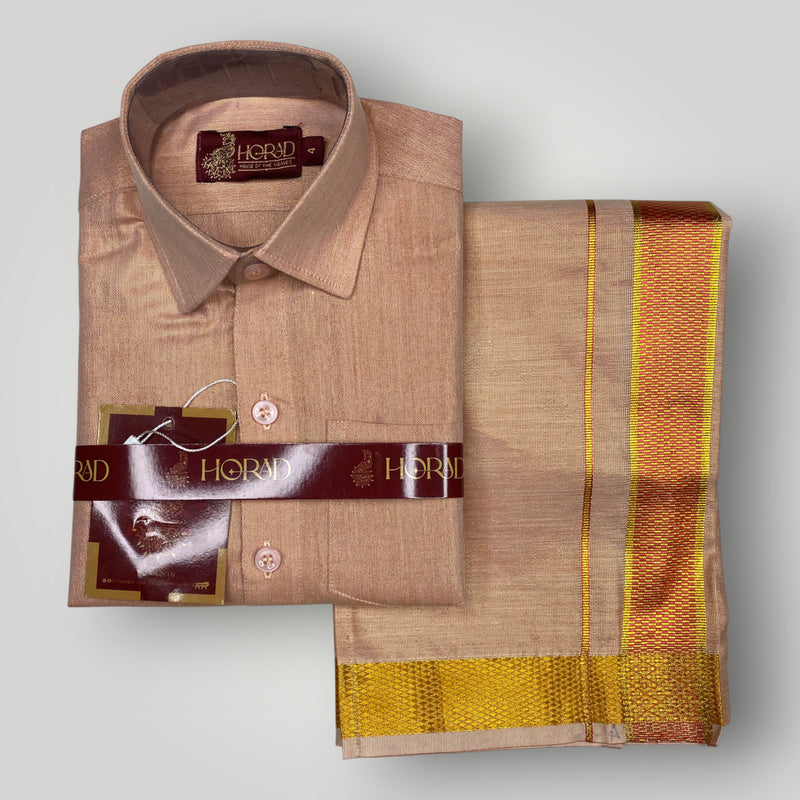 Horad Kora Cotton Tissue Light Red Kids Set