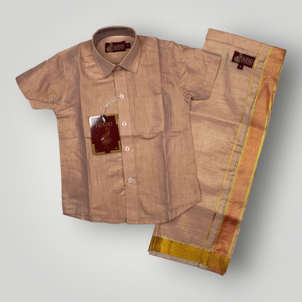 Horad Kora Cotton Tissue Light Red Kids Set