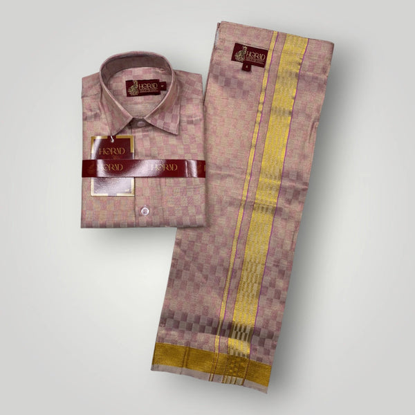 Horad Kora Cotton Tissue Square Emboss Magenta Kids Set