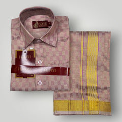 Horad Kora Cotton Tissue Square Emboss Magenta Kids Set