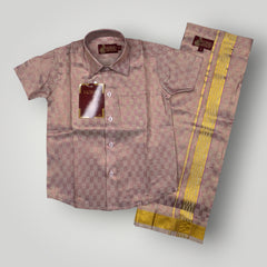 Horad Kora Cotton Tissue Square Emboss Magenta Kids Set